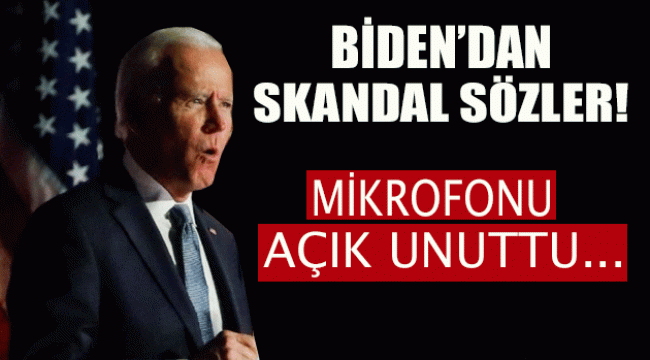 Biden'dan Skandal Sözler!