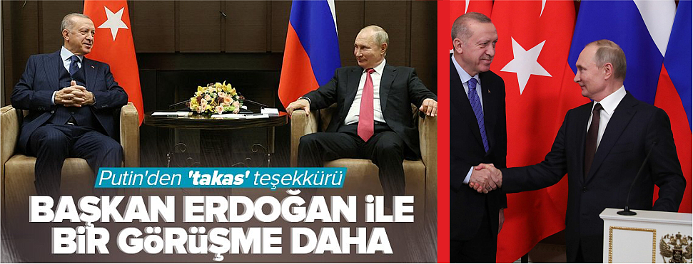 Başkan Recep Tayyip Erdoğan Rusya Devlet Başkanı Vladimir Putin ile görüştü.